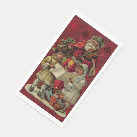  kerstmuziek zingen servet (Hoek)