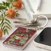  kerstmuziek zingen sleutelhanger (Voorkant Rechts)