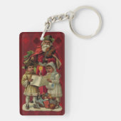  kerstmuziek zingen sleutelhanger (achterkant)