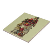  kerstmuziek zingen tegeltje (Zijkant)