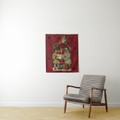 kerstmuziek zingen wandkleed (In situ)