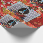 Kerstmuziekdoos Cadeaupapier (Hoek)