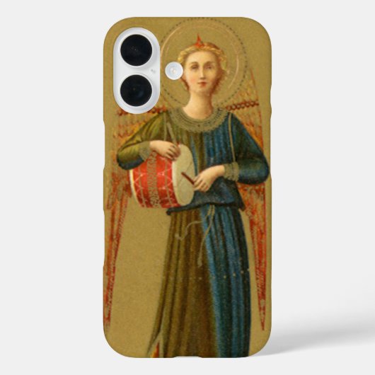 Kerstmuziekengel, Vintage Renaissance Case-Mate iPhone Case (Achterkant)