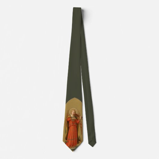 Kerstmuziekengel, Vintage Renaissance Stropdas (Voorkant)