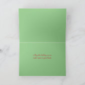 kerstmuziekkaart kaart (Binnen)