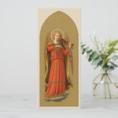 Kerstmuzikant Angels,  renaissance Kaart (Staand voorkant)