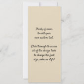 Kerstmuzikant Angels,  renaissance Kaart (Achterkant)