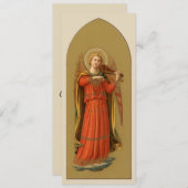 Kerstmuzikant Angels,  renaissance Kaart (Voorkant / Achterkant)