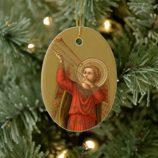 Kerstmuzikant Angels,  renaissance Keramisch Ornament (Boom)