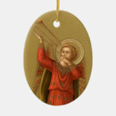 Kerstmuzikant Angels,  renaissance Keramisch Ornament (Voorkant)