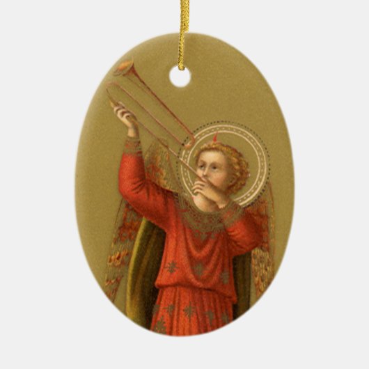 Kerstmuzikant Angels,  renaissance Keramisch Ornament (Voorkant)
