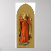 Kerstmuzikant Angels, renaissance Poster (Voorkant)