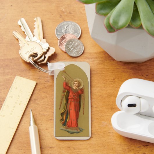 Kerstmuzikant Angels,  renaissance Sleutelhanger (Bureau)