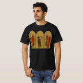 Kerstmuzikant Angels,  renaissance T-shirt (Voorkant volledig)
