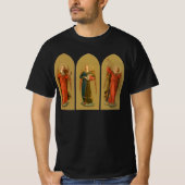 Kerstmuzikant Angels,  renaissance T-shirt (Voorkant)