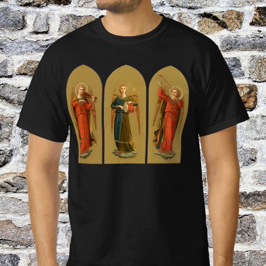 Kerstmuzikant Angels,  renaissance T-shirt