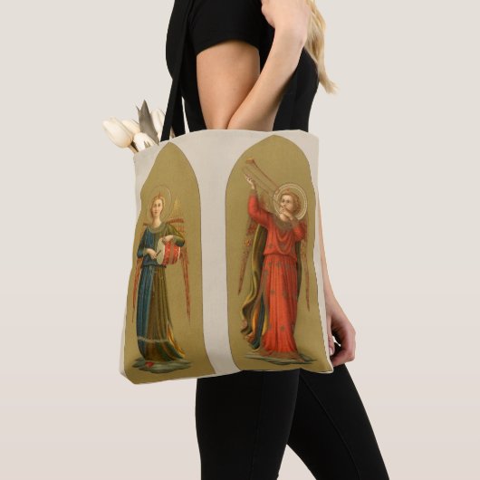 Kerstmuzikant Angels,  renaissance Tote Bag (Dichtbij)