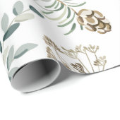 Kerstnaadloos patroon, kardinaalvogels, rood cadeaupapier (Rol Hoek)