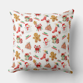 Kerstnaadloos patroon kussen