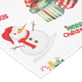 Kerstnaadloos patroon medium tafelloper (Hoek)