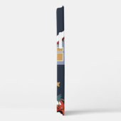 Kerstnaadloos patroon met kerstboom, auto Case-Mate iPhone case (Achterkant / Rechts)