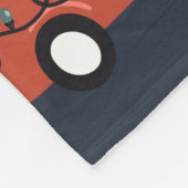 Kerstnaadloos patroon met kerstboom, auto fleece deken (Hoek)