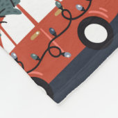 Kerstnaadloos patroon met kerstboom, auto fleece deken (Hoek)