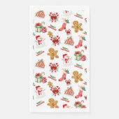 Kerstnaadloos patroon servet (Voorkant)