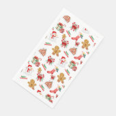 Kerstnaadloos patroon servet (Hoek)