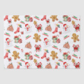 Kerstnaadloos patroon tissuepapier (Voorkant)