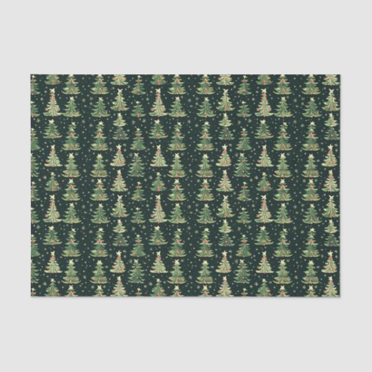 Kerstnaadloos patroon tissuepapier (Voorkant)