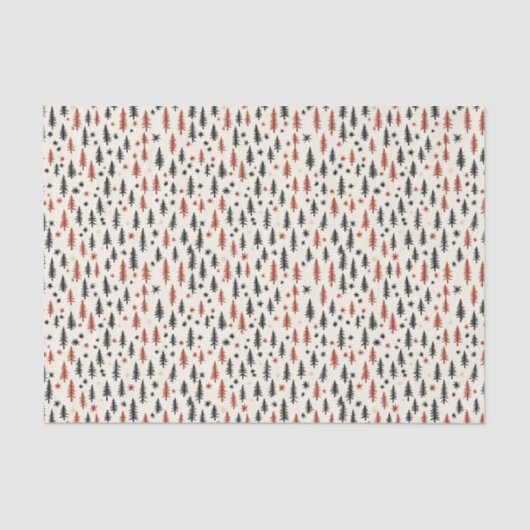 Kerstnaadloos patroon tissuepapier (Voorkant)