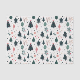 Kerstnaadloos patroon tissuepapier