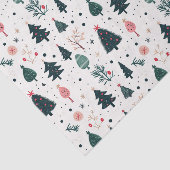 Kerstnaadloos patroon tissuepapier (Detail)