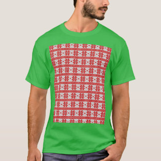 Kerstnaadloze patronen Grafisch TShir T-shirt