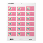 kerstnaaimachines die handgeschenken naaien etiket (Full Sheet)