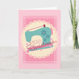 kerstnaaimachines die handgeschenken naaien feestdagen kaart