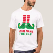 Kerstnaam op maat t-shirt (Voorkant)