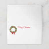 Kerstnaam Plaats Kaart Plaatskaartje (Buitenkant ongevouwen)