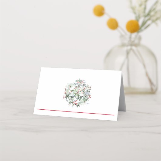 Kerstnaam Plaatskaarten Plaatskaartje (Achterkant)