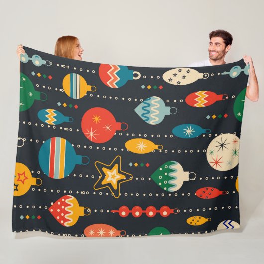 Kerstnacht 60x80 Fleece Deken (In situ)