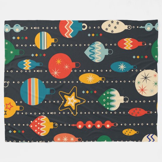 Kerstnacht 60x80 Fleece Deken (Voorkant (Horizontaal))