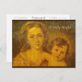 Kerstnacht | Blue Beach Song™-Briefkaart Briefkaart (Voorkant / Achterkant)