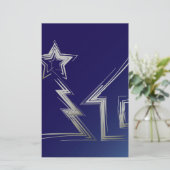 Kerstnacht Briefpapier (Staand voorkant)