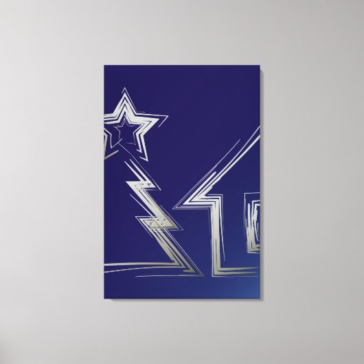 Kerstnacht Canvas Afdruk (Voorkant)