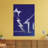 Kerstnacht Canvas Afdruk (Insitu (Woonkamer))