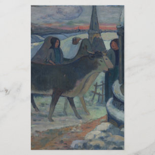 Kerstnacht (de zegening van het Oxen) Briefpapier