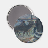 Kerstnacht (de zegening van het Oxen) Magneet (Voorkant / Achterkant)