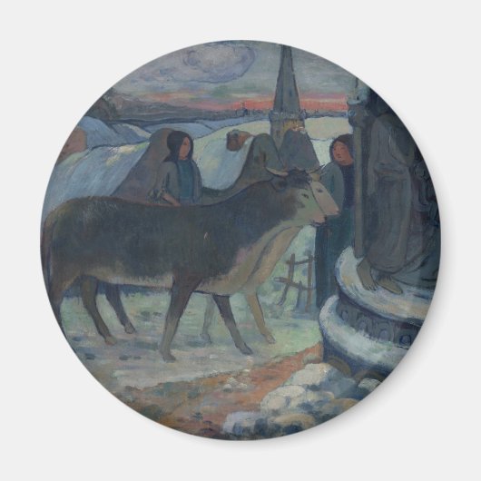 Kerstnacht (de zegening van het Oxen) Magneet (Voorkant)
