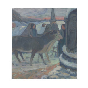 Kerstnacht (de zegening van het Oxen) Notitieblok